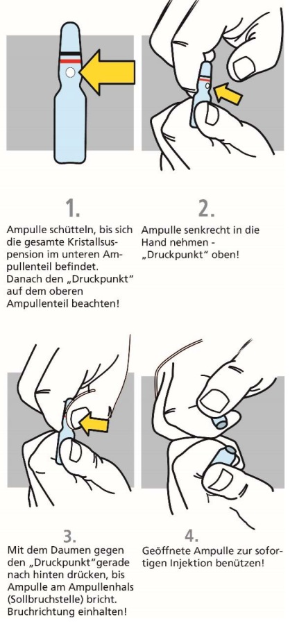 Volon A40 Triamcinolonacetonid Beipackzettel/Gebrauchsinformationen 5 Triamcinolonacetonid